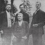 Brewster Brothers. Standing: George W (1858-1919), Winfield S (1847-1926), Daniel (1845-1917) Seated: James Henry (1841-1916) 1913 photo