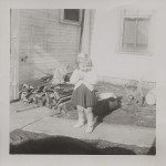 Karen & cat, Miller farm