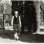 Louis J Schumm & dog