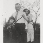 Louise, Ed, Goldie (Lee) Roesner