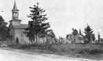 Zion Lutheran, Schumm, old frame church by cemetery