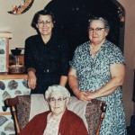 Three Generations: Pearl (Reid) Brewster, Gertrude (Brewster) Miller, Ruth (Miller) Werner