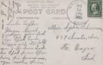 1910 post card from LS to daughter Lydia Schinnerer in Ft. Wayne.