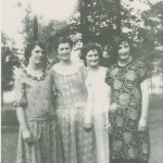 Daughters of Laura (Reid) & Arthur Metzner: Hazel, Clara, Vadia, Fern; Photo courtesy of Brian Brewster