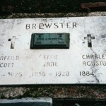 Brewster: Winfield Scott (1847-1926), Effie Jane (1856-1928), Charles Augustus (1884-1951), Kessler Cemetery, Mercer County, Ohio