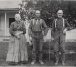 Maria (Germann) Schumm (1847-1915), son Ferdinand Schumm (1885-1970), J "Frederick" Schumm (1839-1927, s/o Geo Martin Schumm & Maria Pflueger) Lived on Township Line Rd, south of 33.