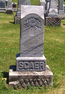 Wilhelm A. Scaer, Schumm Cemetery