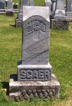 Wilhelm A. Scaer 23 Jul 1897-26 nov 1906) Schumm Cemetery, Van Wert County, Ohio