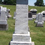 Anna "Rosine" (Schinnerer) Schumm tombstone, Zion Lutheran Cemetery, Schumm, Ohio.