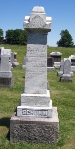 Anna Rosine Schumm tombstone
