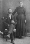 Hallet Bryan (1853-1936, s/o John & Hannah Huey Bryan) & Mary (Chapman) Bryan. Photo courtesy of E. James.