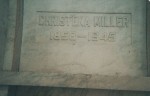 Christena Miller, 1858-1945, Chattanooga Mausoleum