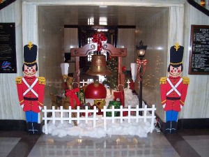 Mercer County Courthouse, Christmas 2011.