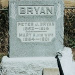 Peter J & Mary Bryan, Loofbourrow Cemetery, Adams County, Indiana
