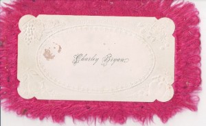 Charley Bryan Calling Card