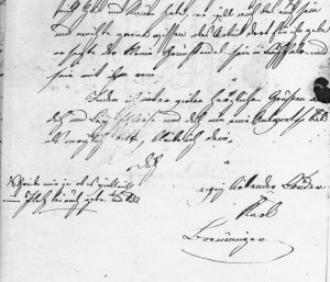 Breuninger letter 1840