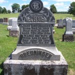 Louis & Maria Breuninger, Zion Lutheran Cemetery, Schumm, Ohio