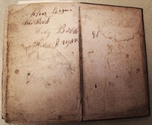 John Bryan Bible--Back