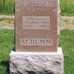 Mary Schumm, wife of Frederick (1861-1930), Zion Lutheran Cemetery, Schumm, Ohio