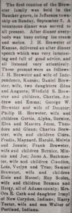 1913 Brewster Reunion Willshire Herald