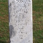 Andreas Dietrich, Zion Lutheran Cemetery, Schumm, Ohio