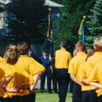 Memorial Day Service at Willshire Cemetery, 2000.