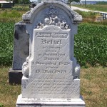 Anna Rosina Betzel, Kessler Cemetery, Liberty Township, Mercer County, Ohio.