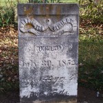 Washington Headington, Liber Cemetery, Jay County, Indiana.