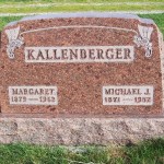 Mike & Maggie Kallenberger, Zion Lutheran Cemetery, Chattanooga, Mercer County, Ohio.