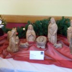Wood with gold Nativity from the Philippines.