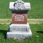 Adam J. Pflueger, Zion Lutheran Cemetery, Van Wert County, Ohio.