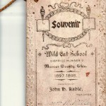 Wild Cat School Souvenir Booklet, Mercer County, Ohio, 1897-1898.