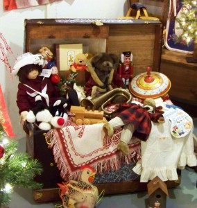 Pete Miller's old trunk, Christmas 2012.