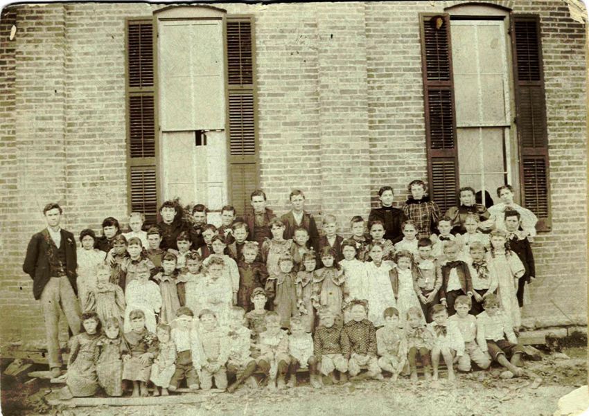Wild Cat School, Mercer County, Ohio. Undated photo.