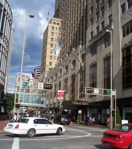 Downtown Cincinnati.