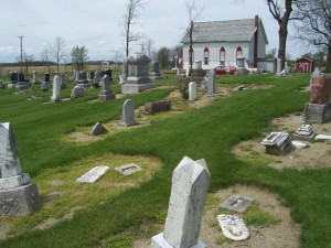 Greenbriar Cemetery, Van Wert County, Ohio. (2013 photo by Karen) 