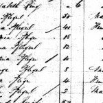 J. Christian Pflueger family on passenger list of Ship France, July 1832.