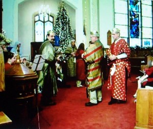 Three Wise Men, Christmas program, c2008.