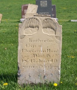 Katherine Hardzog, Zion Lutheran Cemetery, Schumm, Van Wert County, Ohio.