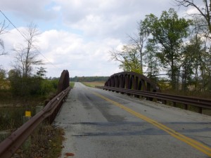 Cry-Baby Bridge, Palmer Road, Mendon, Ohio. (2013 photo by Karen)