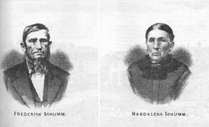 Friederich & Magdalena (Meyer) Schumm, 1882.