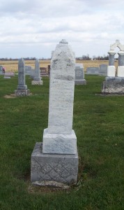 Maria (Kuhm) Berron, Zion Lutheran Cemetery, Mercer County, Ohio. (2011 photo by Karen)