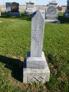 Catherina Emrich, Kessler/Liberty Cemetery, Mercer County, Ohio. (2014 photo by Karen)