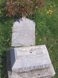 Maria Friedricke Roehm, Zion Lutheran Cemetery, Schumm, Van Wert County, Ohio. (2012 photo by Karen)