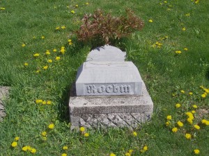 Maria Friedricke Roehm, Zion Lutheran Cemetery, Schumm, Van Wert County, Ohio. (2012 photo by Karen)