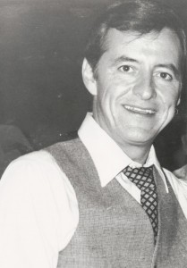 Actor Henry Darrow, filming of Attica, Lima, Ohio, 1979.