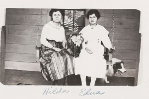 Sisters Hilda & Edna Scaer. 