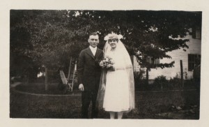 Mr. & Mrs. Herman Schumm, 1922. 